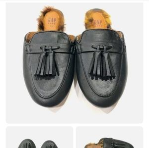 Girls Gap Faux Fur Mules